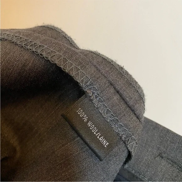 Lafayette 148 New York 100% wool women’s pants trousers straight leg gray size 6 - Picture 10 of 13